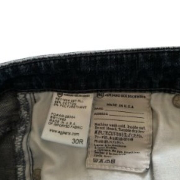 AG Adriano Goldschmied The Prima Mid Rise Cigarette Jeans 30 - Picture 4 of 4